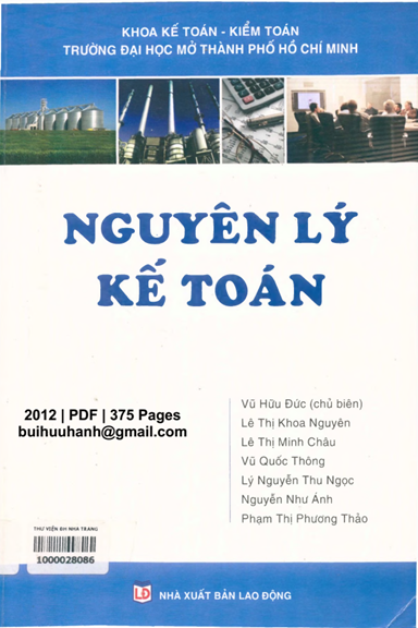 Nguyên Lý Kế Toán (NXB Lao Động 2012) - Vũ Hữu Đức, 375 Trang
