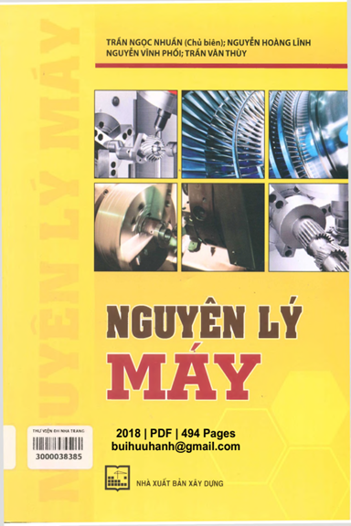 Nguyên Lý Máy (NXB Xây Dựng 2018) - Trần Ngọc Nhuần, 494 Trang