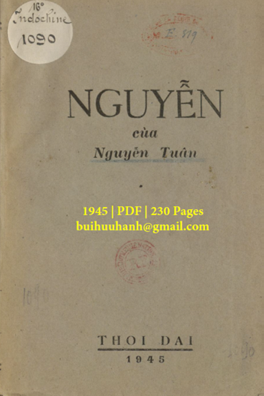 Nguyễn (NXB Thời Đại 1945) - Nguyễn Tuân, 230 Trang