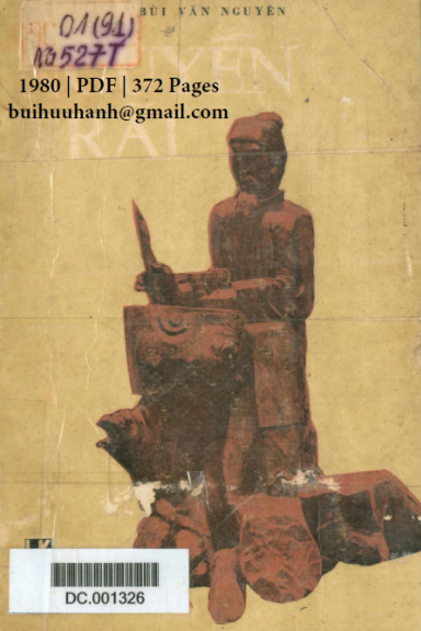 Nguyễn Trãi (NXB Văn Hóa 1980) - Bùi Văn Nguyên, 372 Trang
