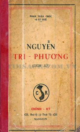 Nguyễn Tri Phương (NXB Chính Ký 1956) - Phan Trần Chúc, 128 Trang