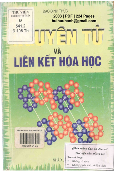 Nguyên Tử Và Liên Kết Hóa Học (NXB Giáo Dục 2003) - Đào Đình Thức, 224 Trang