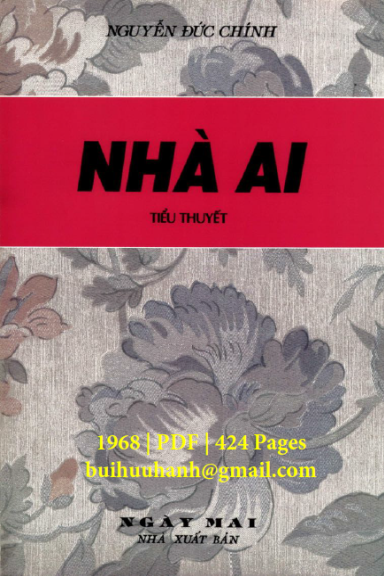 Nhà Ai (NXB Ngày Mai 1968) - Nguyễn Đức Chính, 424 Trang