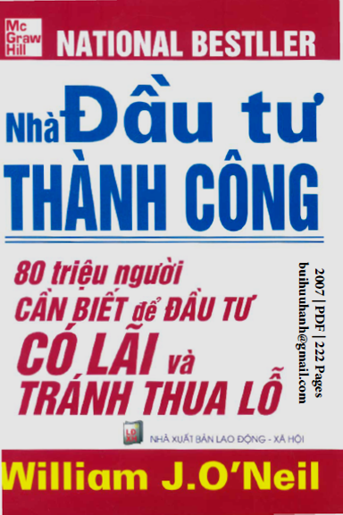 Nhà Đầu Tư Thành Công (NXB Lao Động Xã Hội 2007) - William J. ONeil, 222 Trang