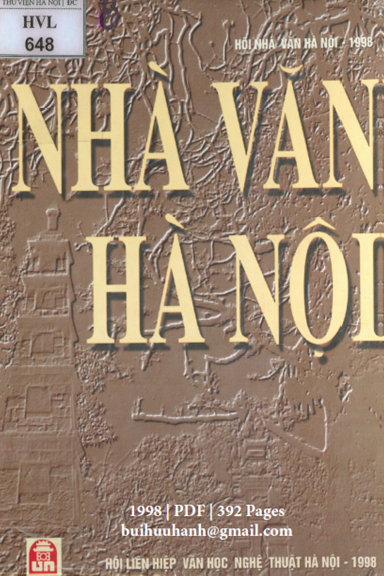 Nhà Văn Hà Nội (NXB Hội Nhà Văn 1998) - Nhiều Tác Giả, 392 Trang