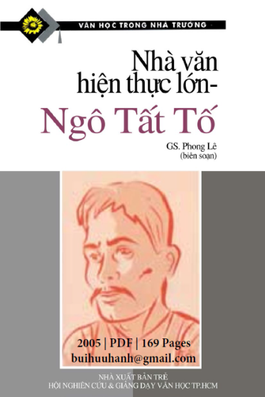 Nhà Văn Hiện Thực Lớn-Ngô Tất Tố (NXB Trẻ 2005) - Phong Lê, 169 Trang