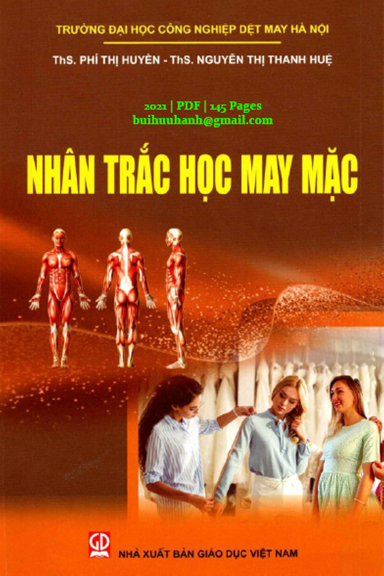 Nhân Trắc Học May Mặc (NXB Giáo Dục 2021) - Phí Thị Huyền, 145 Trang