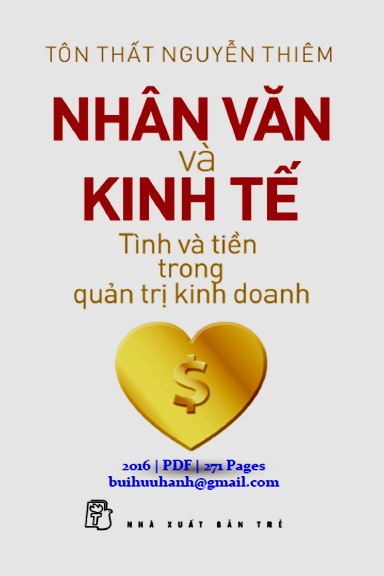 Nhân Văn Và Kinh Tế (NXB Trẻ 2016) - Tôn Thất Nguyễn Thiêm, 271 Trang