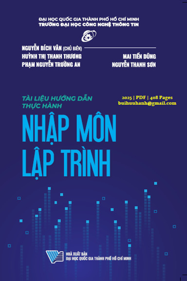 Nhập Môn Lập Trình (NXB Đại Học Quốc Gia 2025) - Nguyễn Bích Vân, 408 Trang