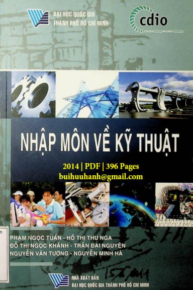 Nhập Môn Về Kỹ Thuật (NXB Đại Học Quốc Gia 2014) - Phạm Ngọc Tuấn, 396 Trang