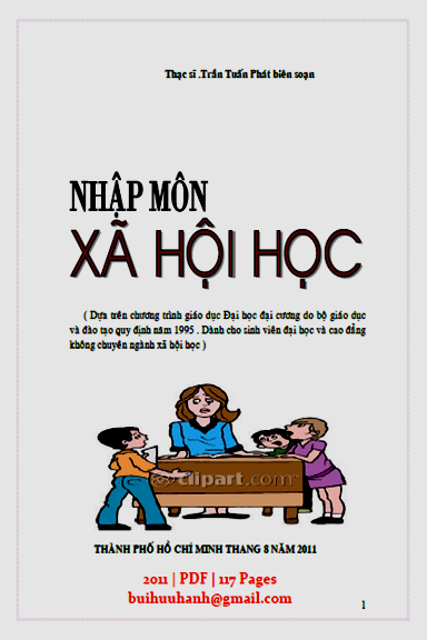 Nhập Môn Xã Hội Học (NXB Đại Học Quốc Gia 2011) - Trần Tấn Phát, 117 Trang