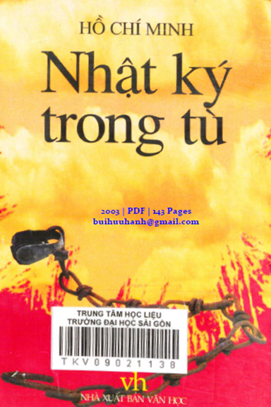 Nhật Ký Trong Tù (NXB Văn Học 2003) - Hồ Chí Minh, 143 Trang