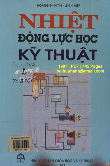 Nhiệt Động Lực Học Kỹ Thuật (NXB Khoa Học Kỹ Thuật 1997) - Hoàng Đình Tín, 445 Trang