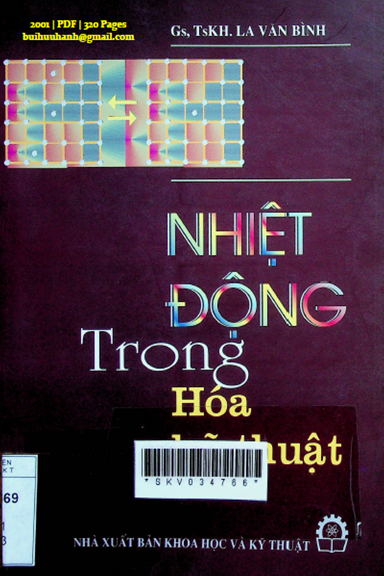 Nhiệt Động Trong Hóa Kỹ Thuật (NXB Khoa Học Kỹ Thuật 2001) - La Văn Bình, 320 Trang