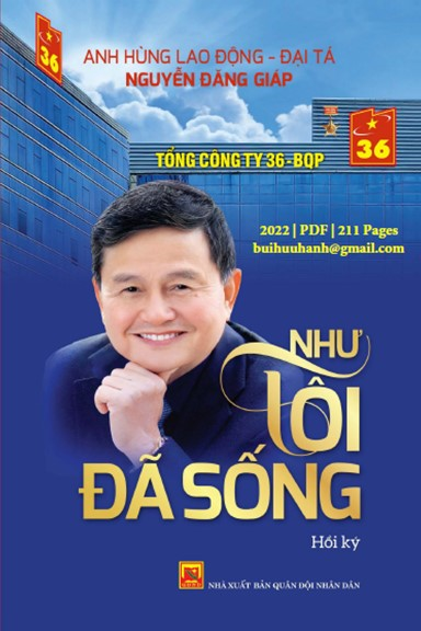 Như Tôi Đã Sống Tập 3 (NXB Quân Đội 2022) - Nguyễn Đăng Giáp, 211 Trang