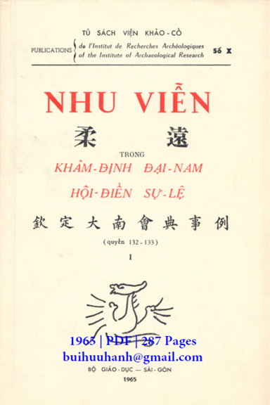Nhu Viễn Quyển 1 (NXB Bộ Văn Hóa 1965) - Tạ Quang Phát, 287 Trang