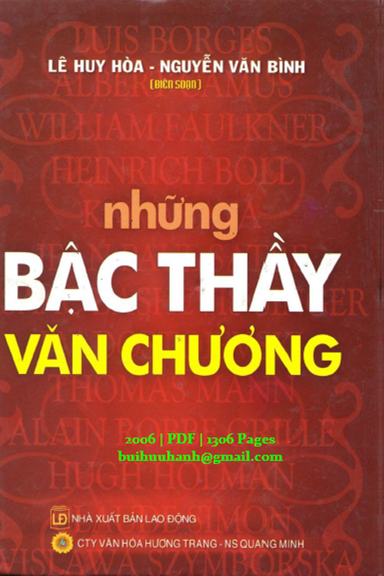 Những Bậc Thầy Văn Chương (NXB Lao Động 2006) - Lê Huy Hòa, 1306 Trang