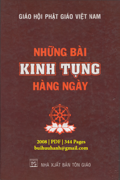 Những Bài Kinh Tụng Hàng Ngày (NXB Tôn Giáo 2008) - Thích Chân Quang, 344 Trang
