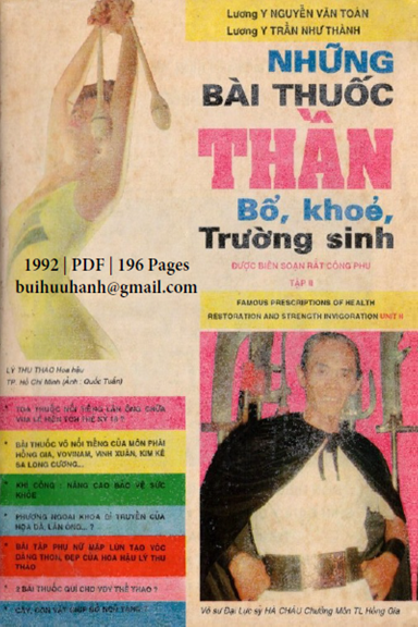 Những Bài Thuốc Thần Bổ Khỏe, Trường Sinh Tập 2 (NXB Đồng Nai 1992) - Nguyễn Văn Toàn, 196 Trang
