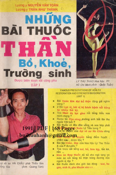 Những Bài Thuốc Thần Bổ Khỏe, Trường Sinh Tập 1 (NXB Đồng Nai 1991) - Nguyễn Văn Toàn, 168 Trang