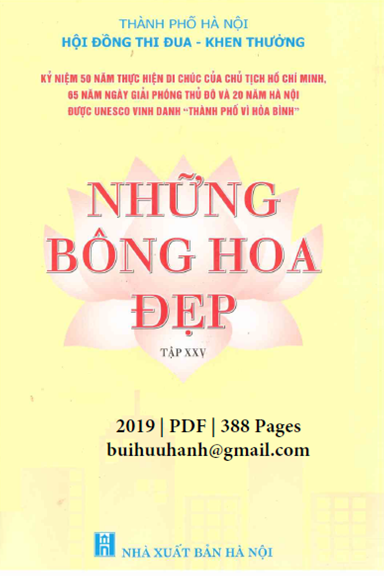 Những Bông Hoa Đẹp Tập 25 (NXB Hà Nội 2019) - Trần Quốc Chiêm, 388 Trang