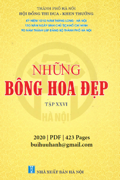 Những Bông Hoa Đẹp Tập 26 (NXB Hà Nội 2020) - Trần Quốc Chiêm, 423 Trang