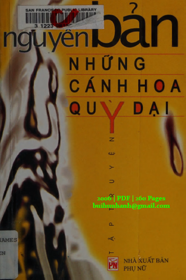 Những Cánh Hoa Quỳ Dại (NXB Phụ Nữ 2006) - Nguyễn Bản, 260 Trang