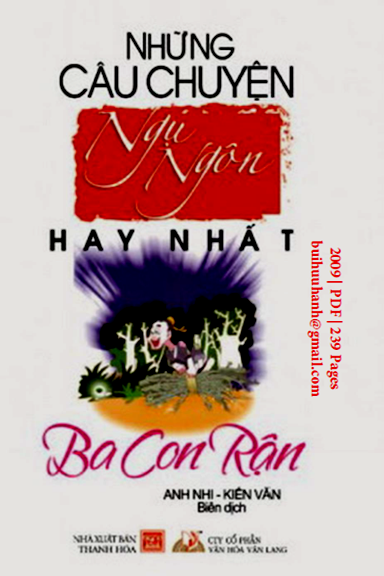 Những Câu Chuyện Ngụ Ngôn Hay Nhất-Ba Con Rận (NXB Thanh Hóa 2009) - Anh Nhi, 239 Trang