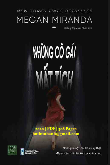Những Cô Gái Mất Tích (NXB Thanh Niên 2020) - Megan Miranda, 508 Trang