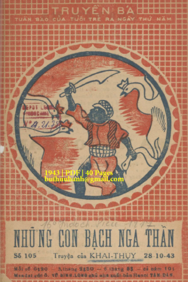 Những Con Bạch Nga Thần (NXB Tân Dân 1943) - Khai Thụy, 40 Trang