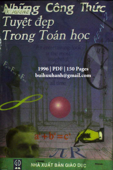 Những Công Thức Tuyệt Đẹp Trong Toán Học (NXB Giáo Dục 1996) - Lionel Salem, 150 Trang
