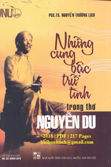 Những Cung Bậc Trữ Tình Trong Thơ Nguyễn Du (NXB Đại Học Quốc Gia 2018) - Nguyễn Trường Lịch