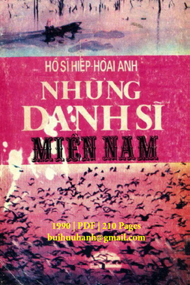 Những Danh Sĩ Miền Nam (NXB Tổng Hợp 1990) - Hồ Sĩ Hiệp, 209 Trang