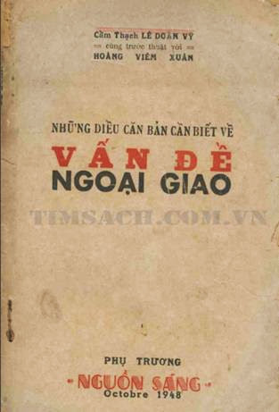 Những Điều Căn Bản Cần Biết Về Vấn Đề Ngoại Giao (NXB Nguồn Sáng 1948) - Lê Doãn Vỹ, 80 Trang