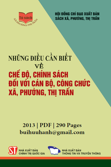 Những Điều Cần Biết Về Chế Độ, Chính Sách Đối Với Cán Bộ, Công Chức Xã, Phường, Thị Trấn