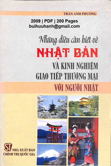 Những Điều Cần Biết Về Nhật Bản Và Kinh Nghiệm Giao Tiếp Thương Mại Với Người Nhật - Trần Anh Phương