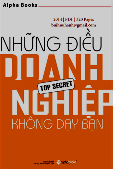 Những Điều Doanh Nghiệp Không Dạy Bạn (NXB Lao Động Xã Hội 2014) - Alpha Books, 319 Trang