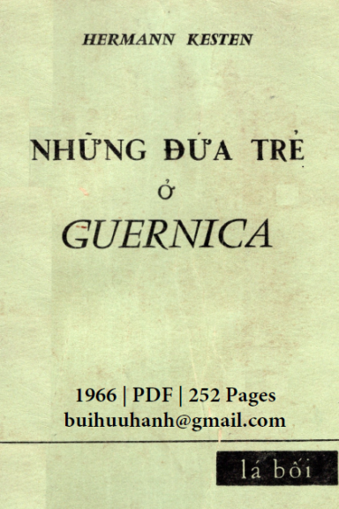 Những Đứa Trẻ Ở Guernica (NXB Lá Bối 1966) - Hermann Kesten, 252 Trang