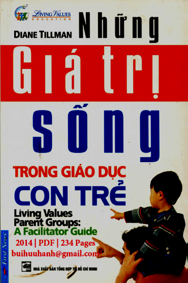 Những Giá Trị Sống Trong Giáo Dục Con Trẻ (NXB Tổng Hợp 2014) - Diane Tillman, 234 Trang