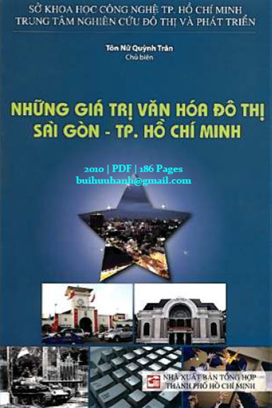 Những Giá Trị Văn Hóa Đô Thị Sài Gòn-TP.Hồ Chí Minh (NXB Tổng Hợp 2010) - Tôn Nữ Quỳnh Trân
