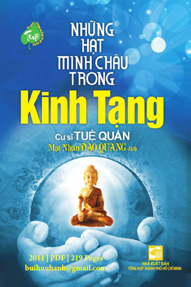 Những Hạt Minh Châu Trong Kinh Tạng (NXB Tổng Hợp 2011) - Tuệ Quân, 219 Trang