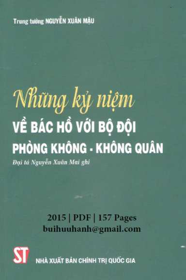 Những Kỷ Niệm Về Bác Hồ Với Bộ Đội Phòng Không-Không Quân (NXB Chính Trị 2015) - Nguyễn Xuân Mẫu