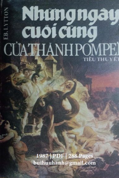 Những Ngày Cuối Cùng Của Thành POMPEI (NXB Thanh Hóa 1987) - Edward Bulwer Lytton, 288 Trang