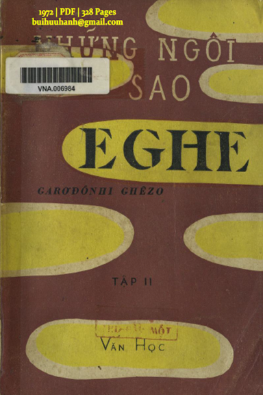 Những Ngôi Sao Eghe Tập 2 (NXB Văn Học 1972) - Garđônhi Ghêzo, 328 Trang