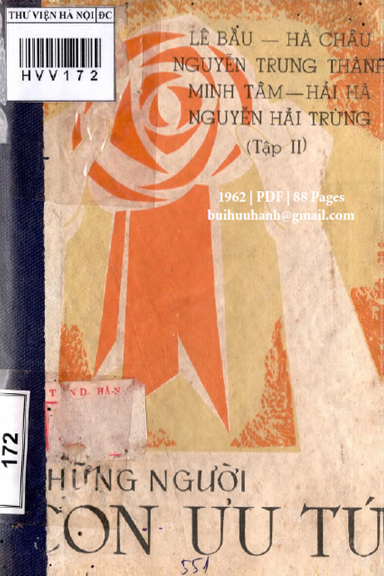 Những Người Con Ưu Tú Tập 2 (NXB Hà Nội 1962) - Lê Bầu, 88 Trang