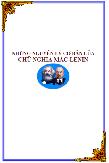 Những Nguyên Lý Cơ Bản Của Chủ Nghĩa Mác-Lênnin (NXB Đồng Nai 2010) - Nhiều Tác Giả, 254 Trang