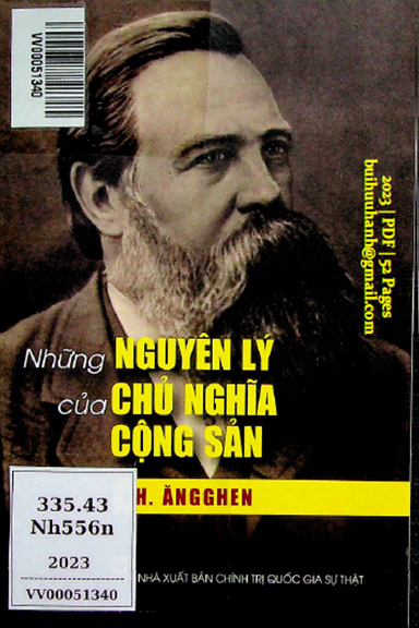 Những Nguyên Lý Của Chủ Nghĩa Cộng Sản (NXB Chính Trị 2023) - Ph. Ăngghen, 52 Trang