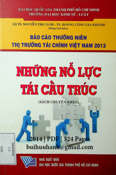 Những Nỗ Lực Tái Cấu Trúc (NXB Đại Học Quốc Gia 2014) - Nguyễn Thị Cành, 324 Trang
