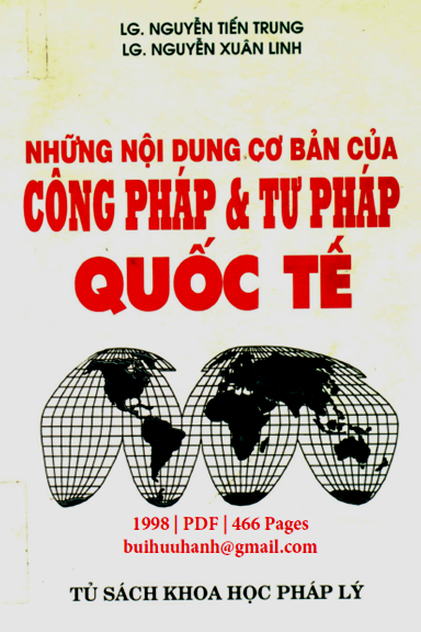 Những Nội Dung Cơ Bản Của Công Pháp Và Tư Pháp Quốc Tế (NXB Thống Kê 1998) - Nguyễn Xuân Linh