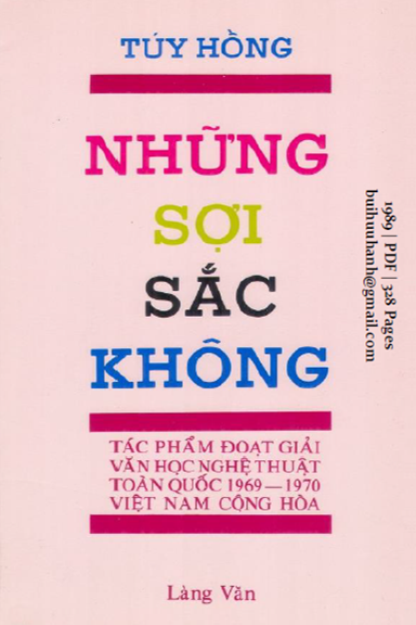 Những Sợi Sắc Không (NXB Làng Văn 1989) - Túy Hồng, 328 Trang